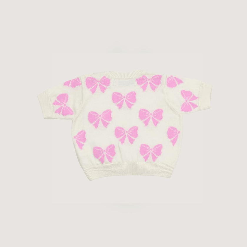 Pinpilin Baby Jumper Pink Lavander Bow