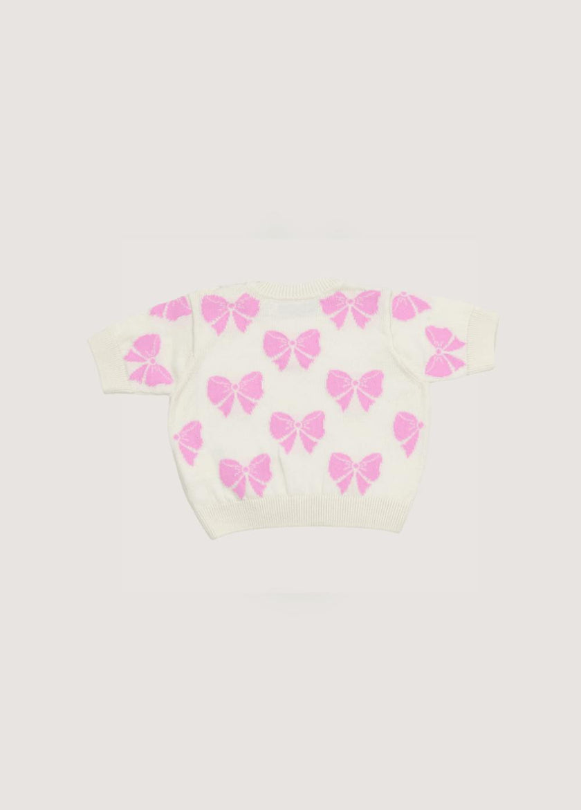 Pinpilin Baby Jumper Pink Lavander Bow