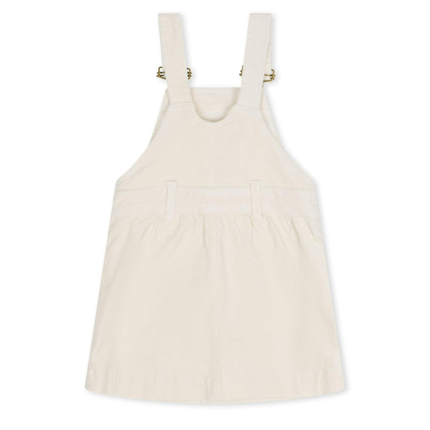 Custard Corduroy Dress