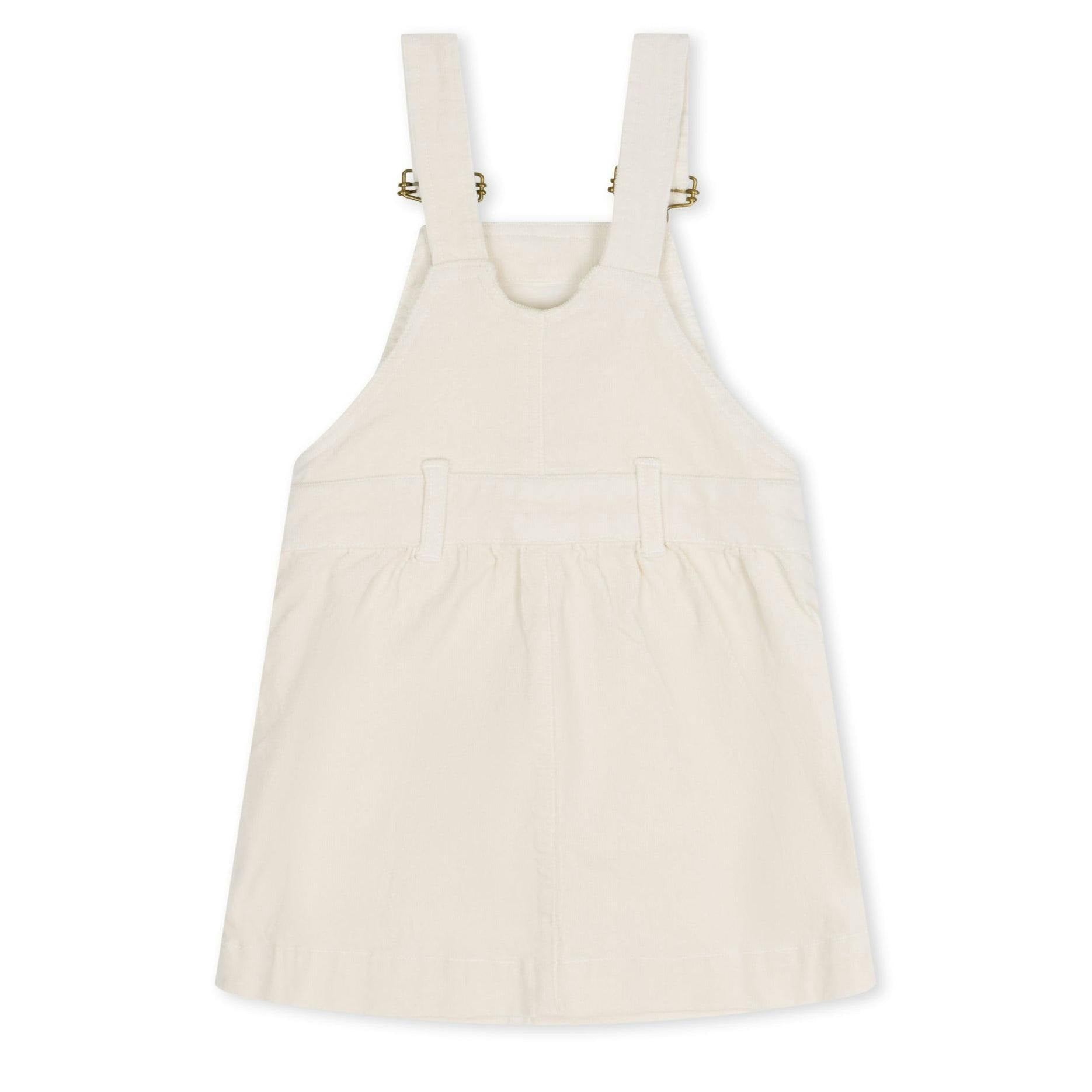 Custard Corduroy Dress