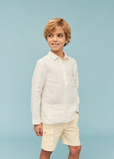 Seersucker Cargo Shorts