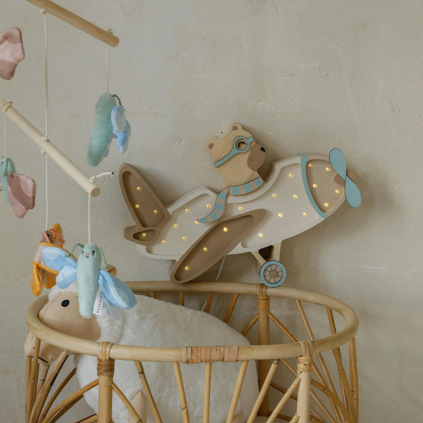 Little Lights Vintage Plane Lamp