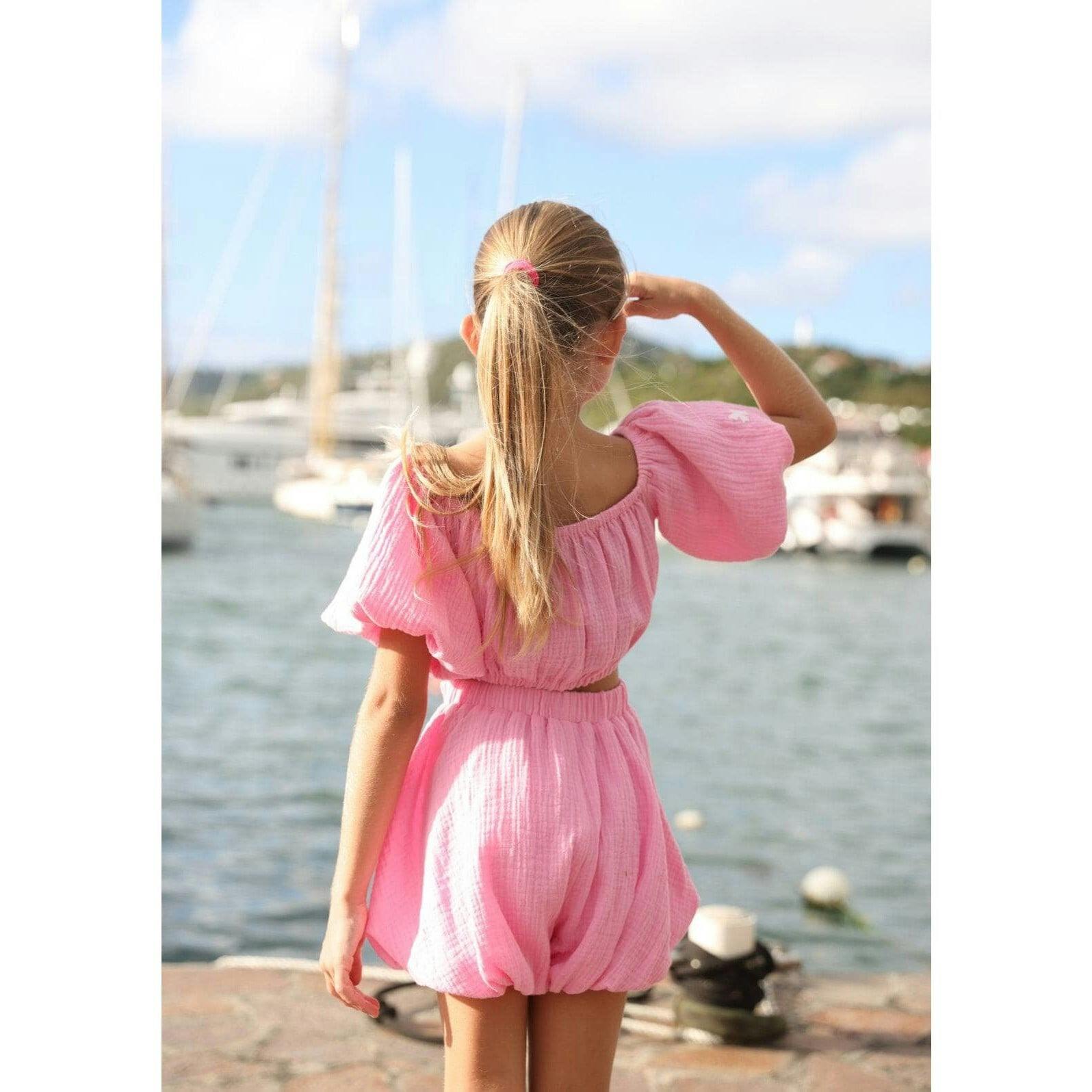 Pink Hailey Bow Bubble Set