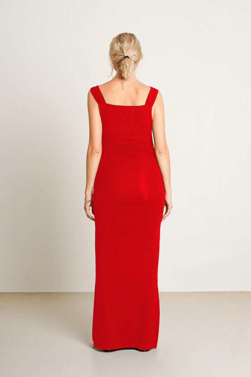 Zoey Maternity Maxi Dress