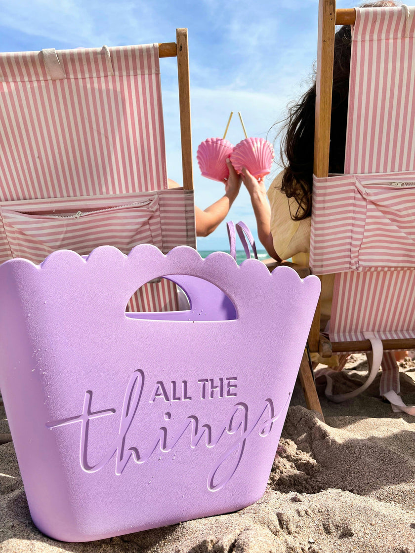 All The Things Lavender Jelly Tote