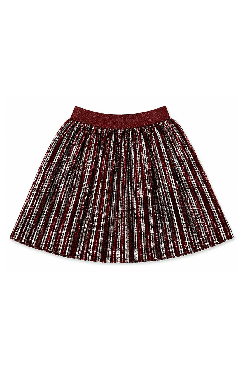 Candy Cane Sequin Striped Skirt