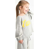 Baby My Boxy Cotton Crew Neck Long Sleeve Top