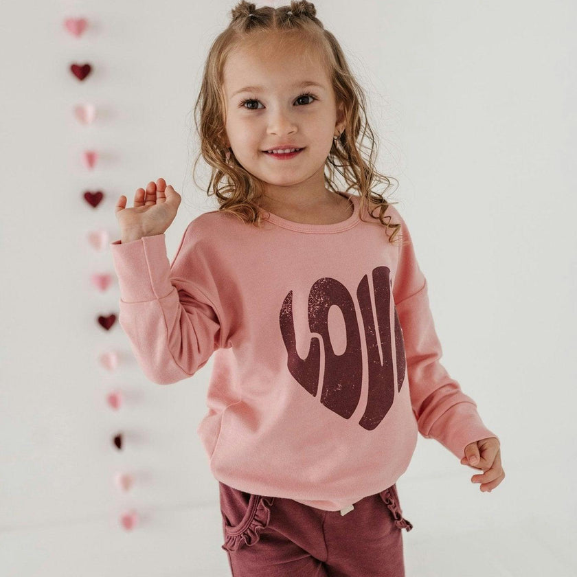 Girl's Drop-Shoulder Pullover