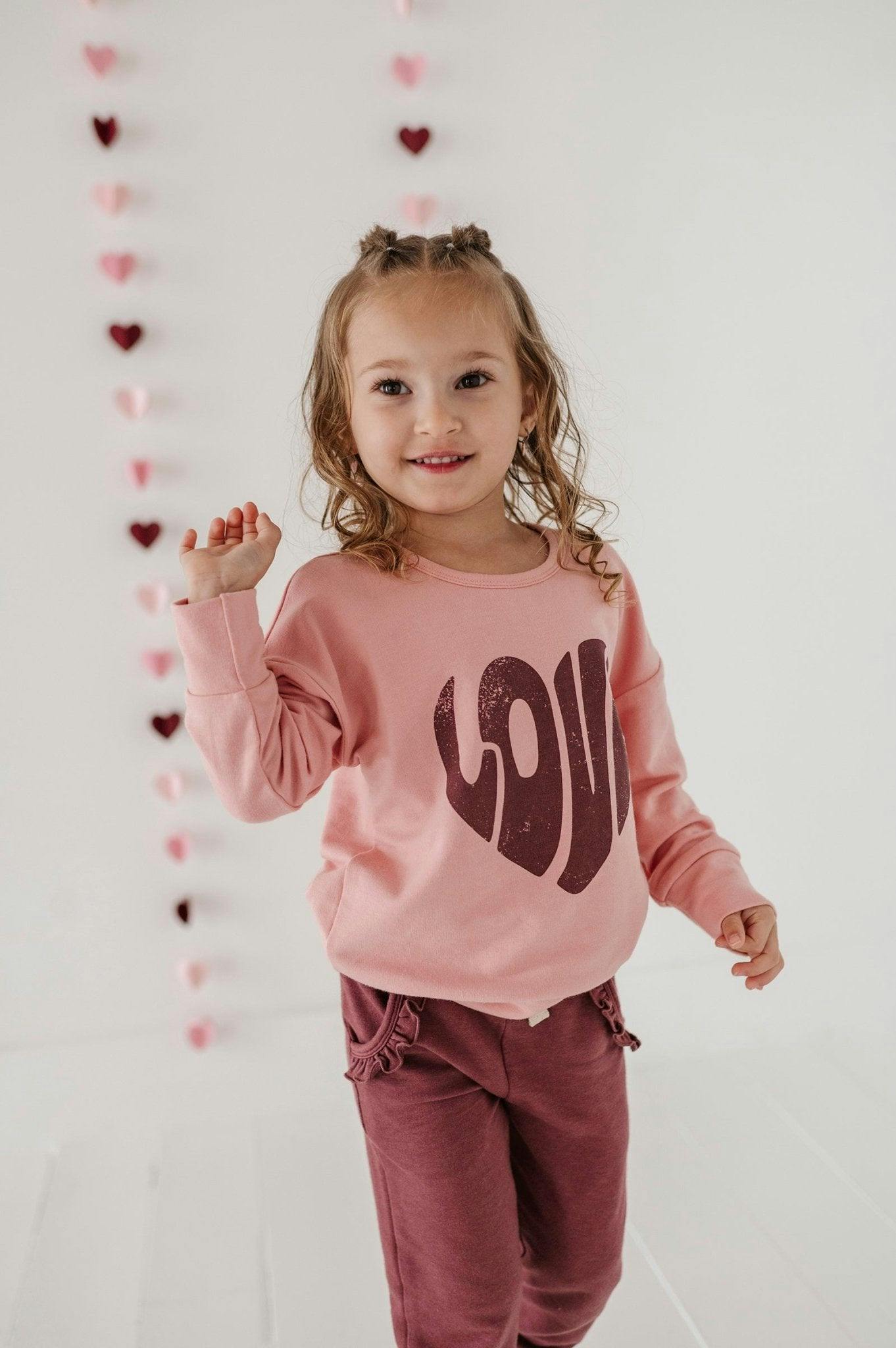 Girl's Drop-Shoulder Pullover
