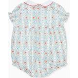Ivory Rose Stripe Xana Baby Girl Romper