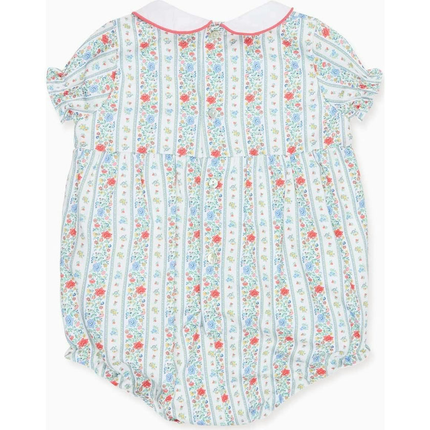 Ivory Rose Stripe Xana Baby Girl Romper