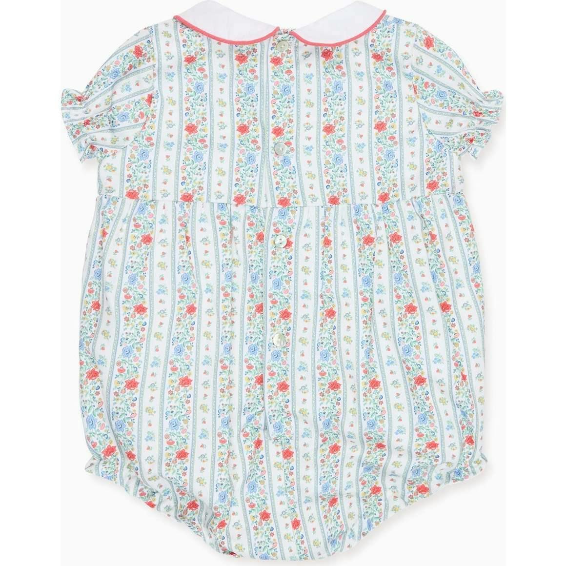 Ivory Rose Stripe Xana Baby Girl Romper