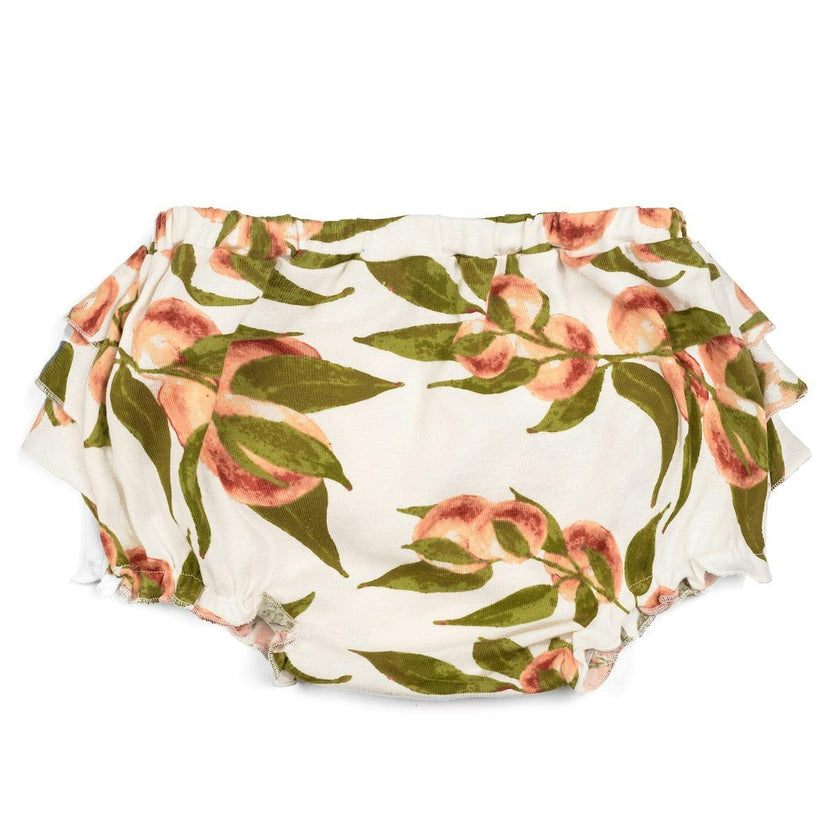 Peaches Organic Cotton Ruffle Bloomer