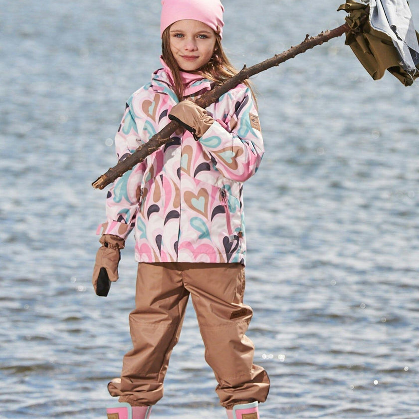3-In-1 Mid-Season Outerwear Set With Jacket, Beige