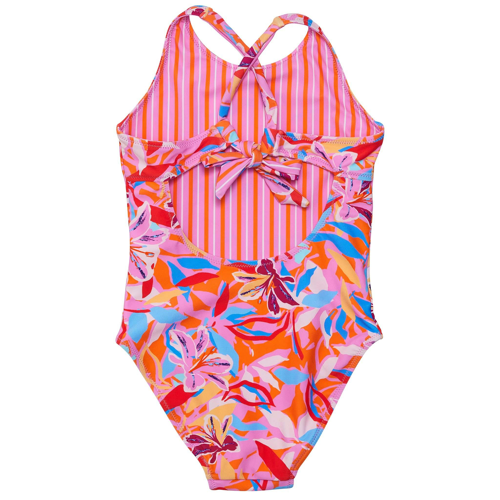UPF50+ Sustainable Reversible Halter X-Back Swimsuit