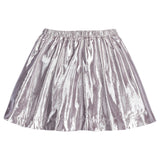 Metallic Elastic Waist Pull-On Circle Skirt