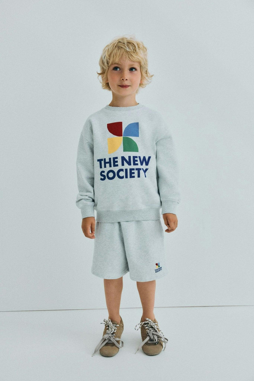 TNS Logo Short Light Grey Melange