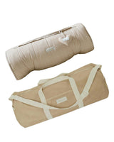 BLOOMERE  Nap Mat Set (Brown Gingham Beige Bag)