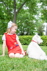 Pique Knit Jumper With Girl Walking