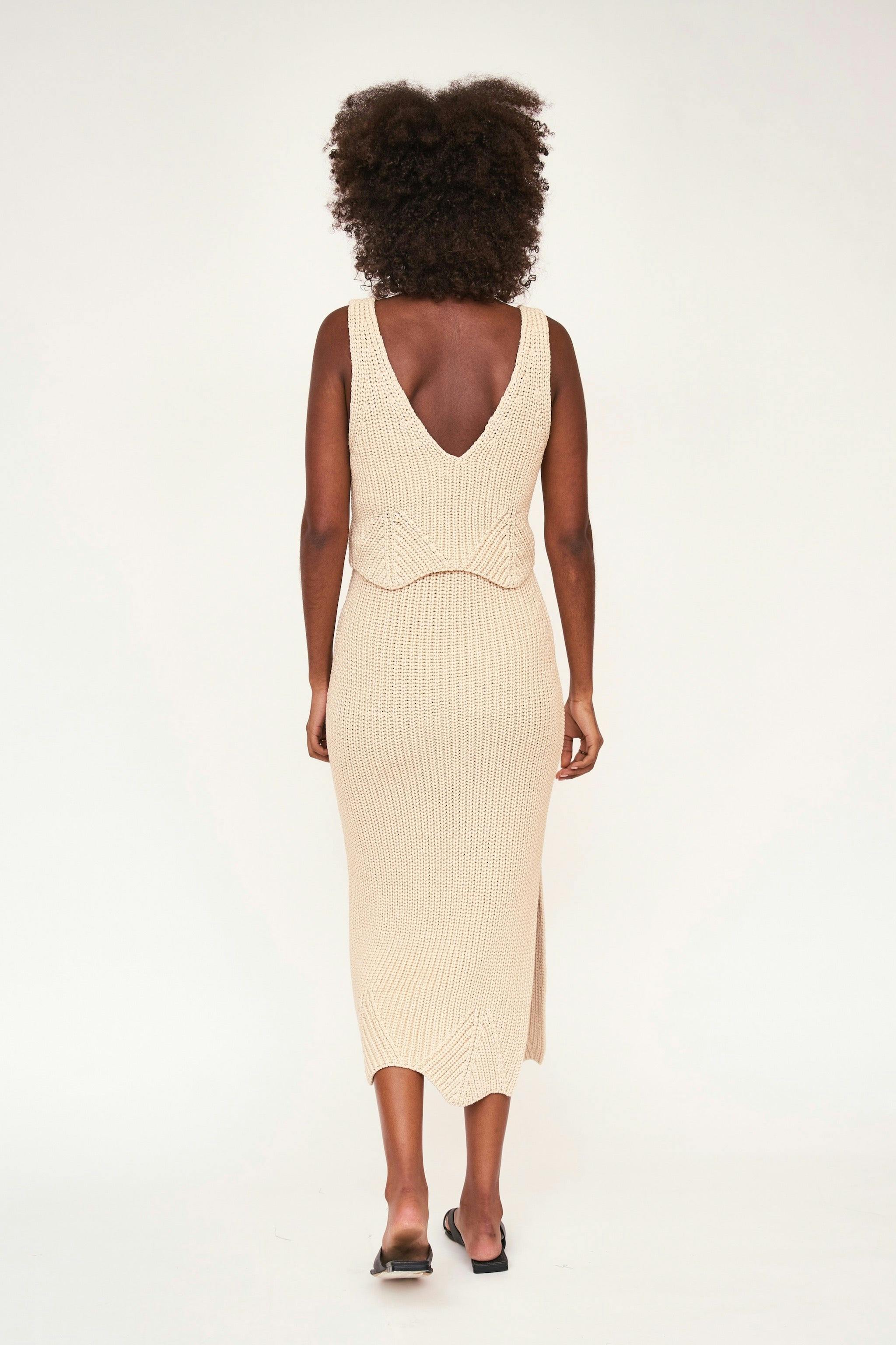 Arles Knit Tank in Shell