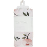 Organic Cotton Muslin Swaddle Blanket - Watercolor Floret
