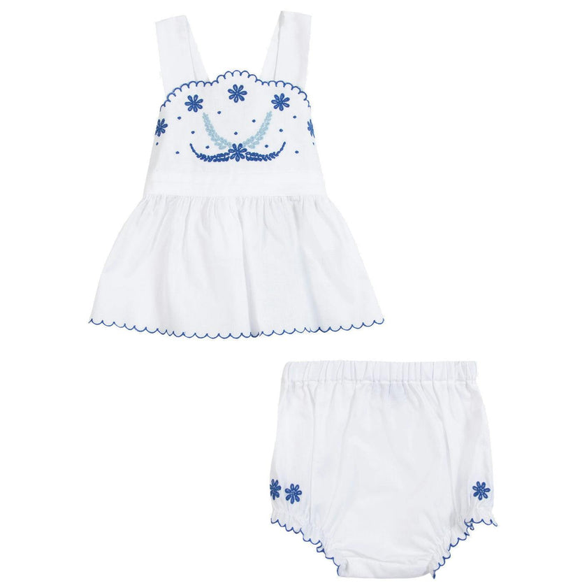 TARTINE ET CHOCOLAT Santorini Embroidered Baby Set