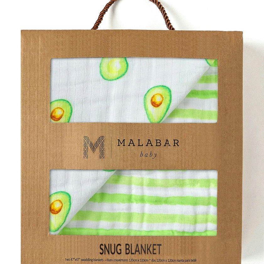 Organic Muslin Four-Layer Reversible Snug Blanket