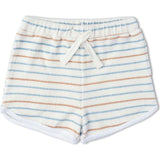 Organic Sleeveless Tee & Shorts Set - Cabana Stripes