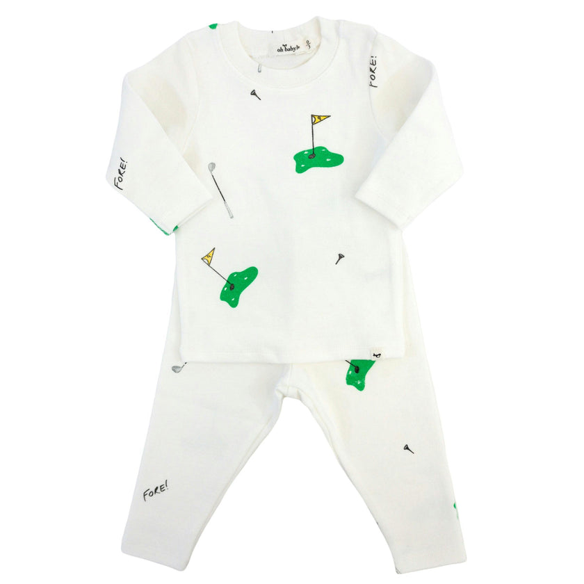 Golf Print Two Piece Set