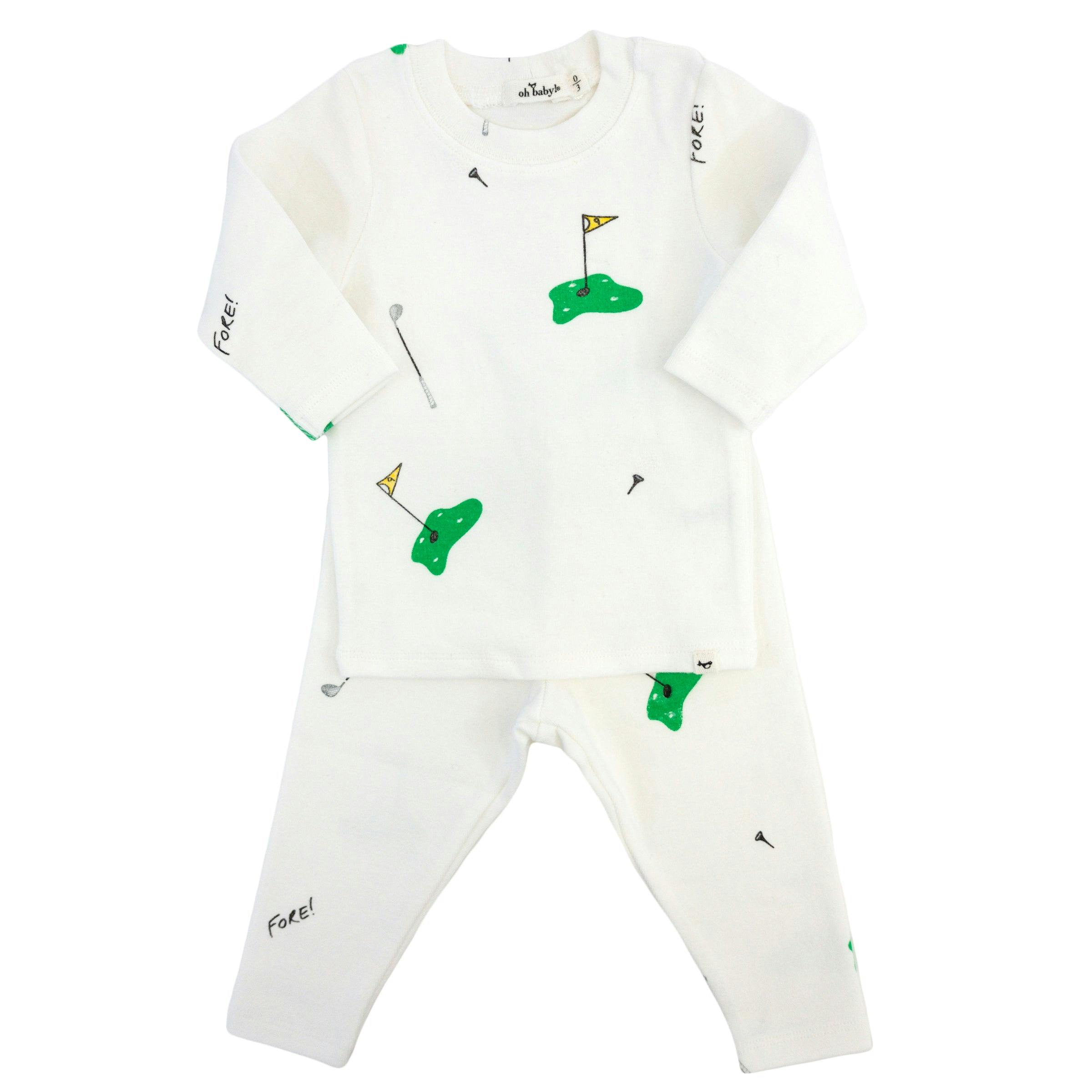 Golf Print Two Piece Set