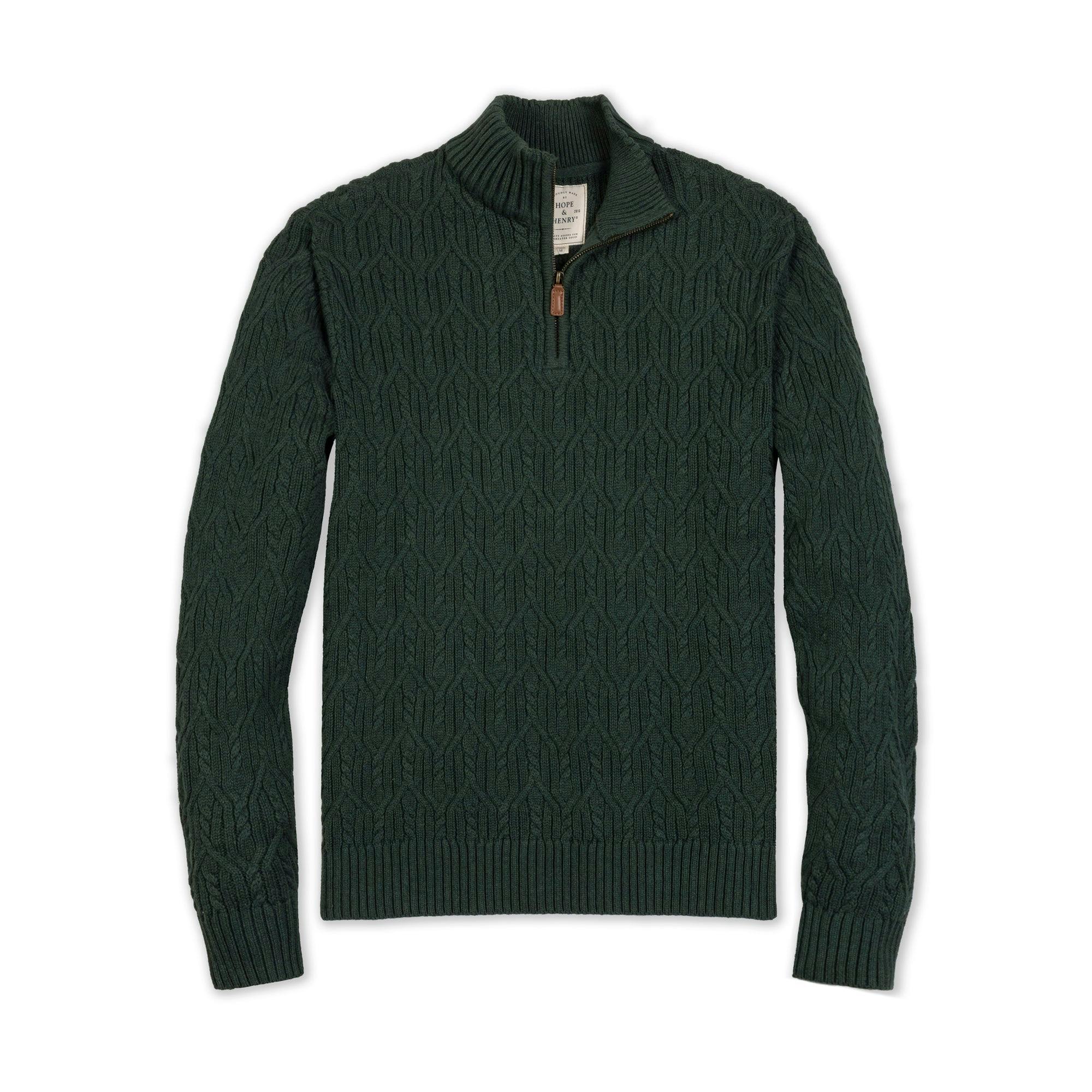 Organic Half Zip Pullover