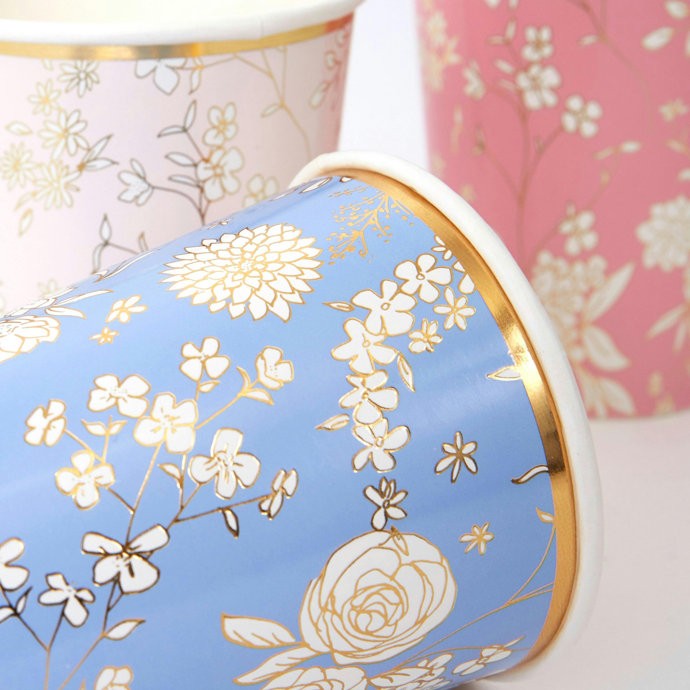 English Garden Party Cups