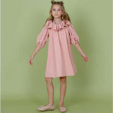 Sara dress (ash pink)