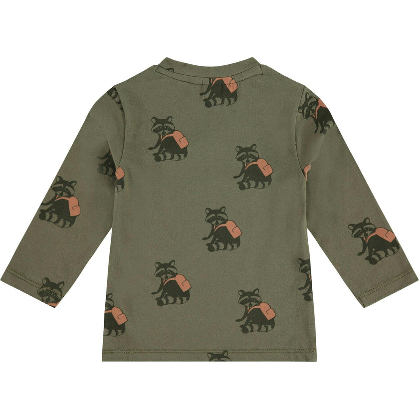 Long Sleeve Print Shirt