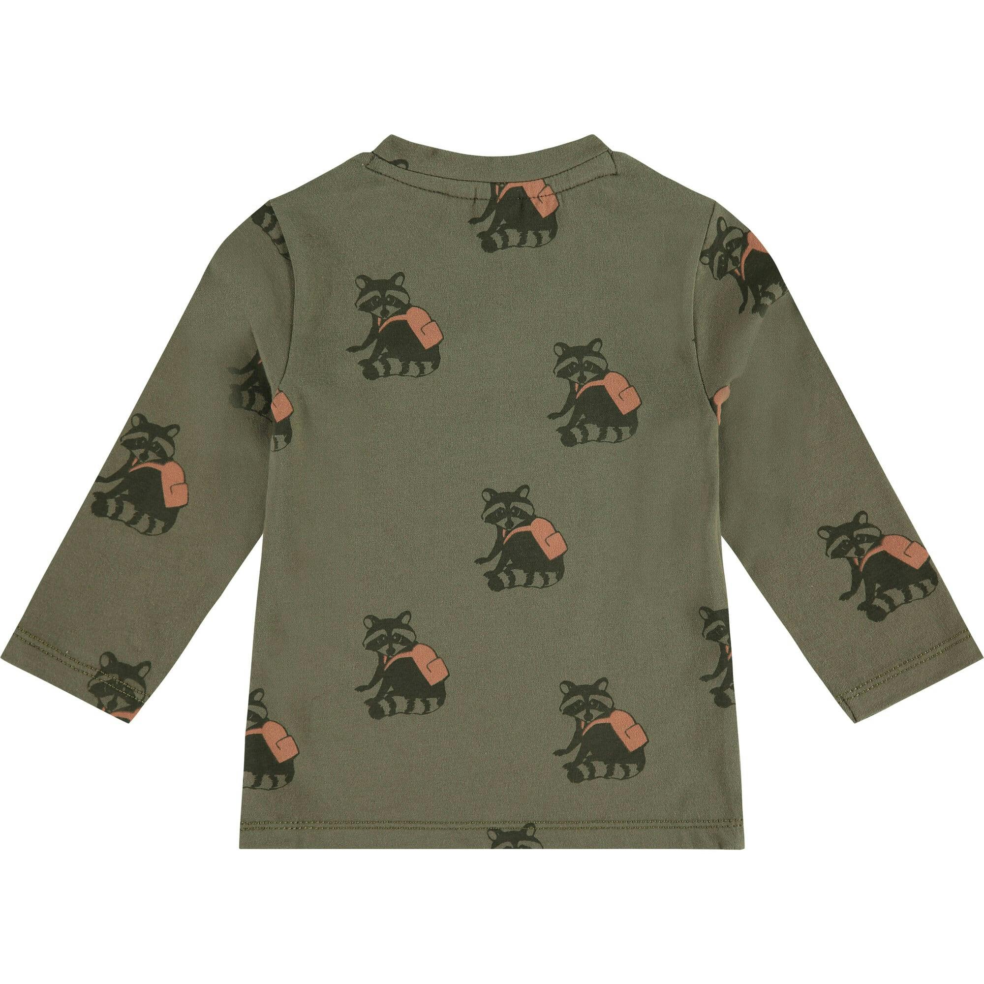 Long Sleeve Print Shirt