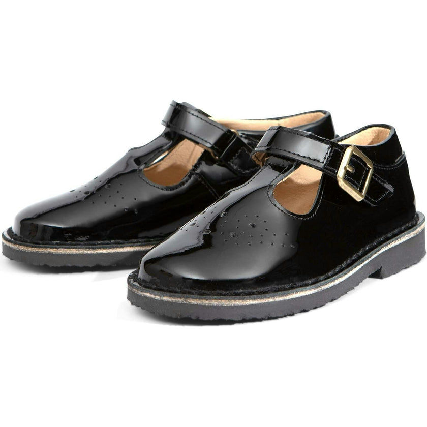 Penny T-Bar Shoe, Black