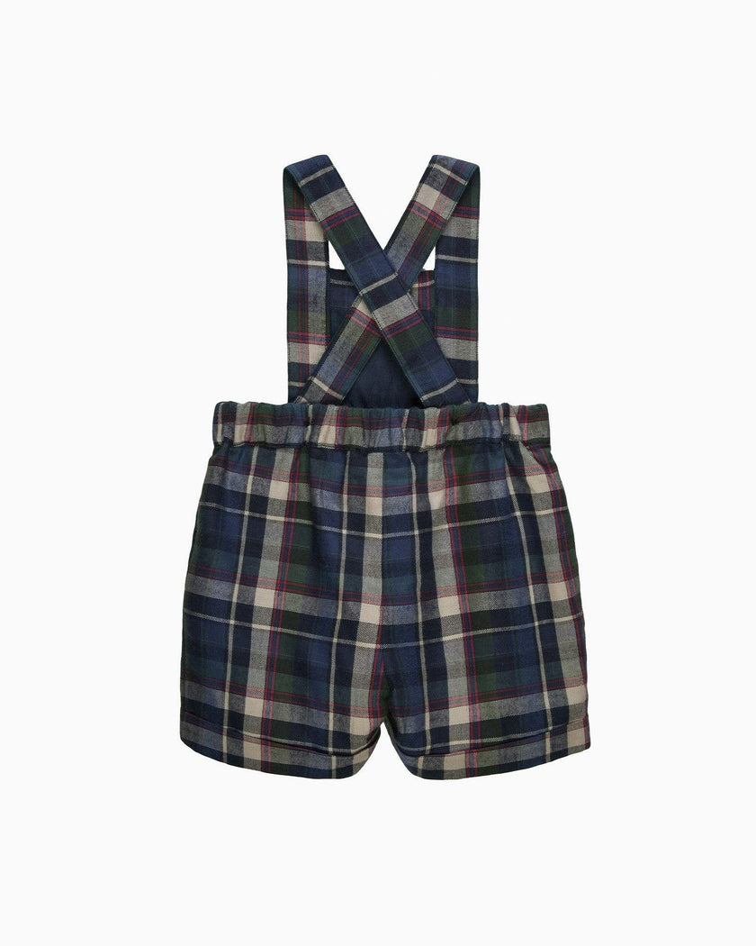 Baby Smocked Bib Short in Marching Band