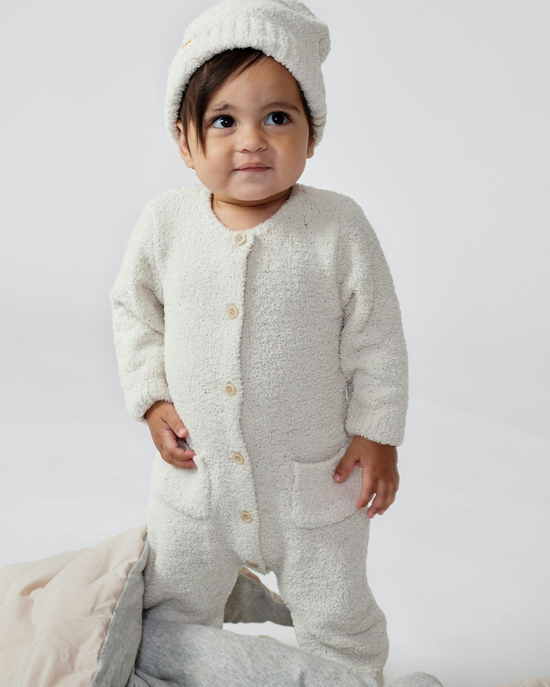 Long Sleeve Jumpsuit - Fuzzy