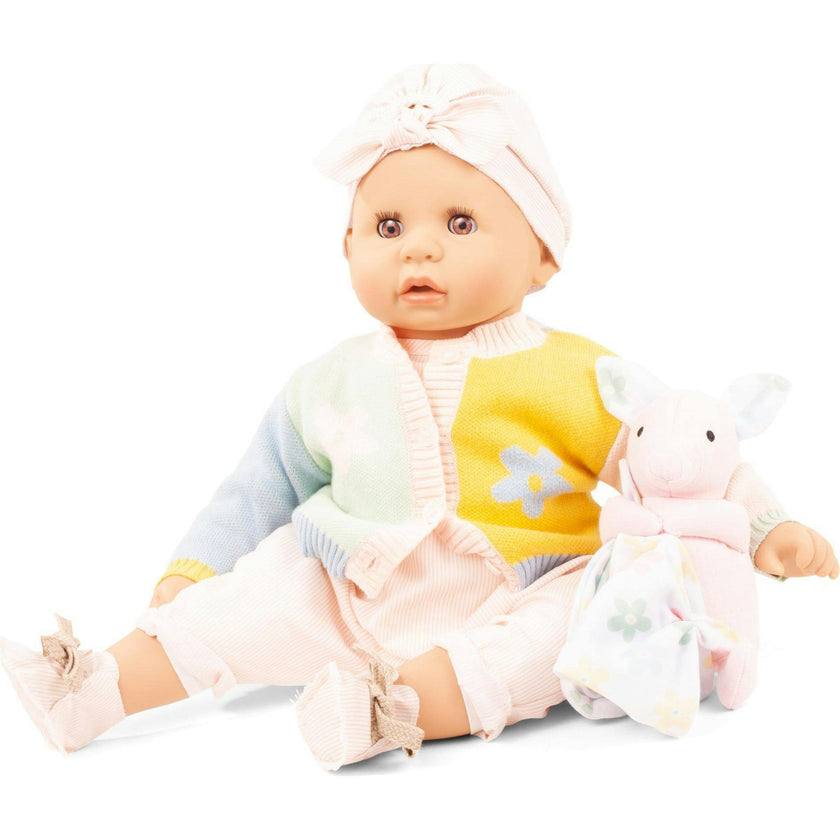 Cookie 19" Baby Doll with Colorful Outfit Stuffed Animal and Sleepy Brown Eyes