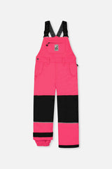 Play Overall Snow Bib Bright Pink