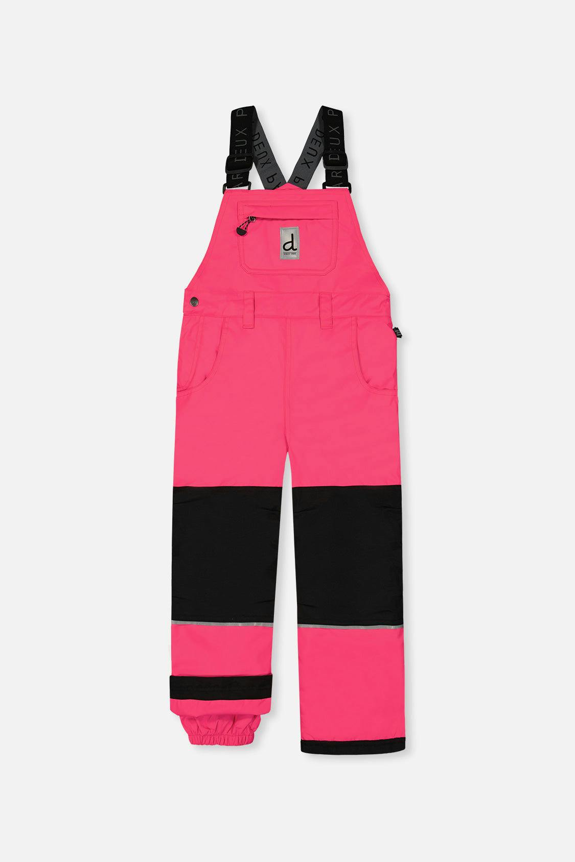 Play Overall Snow Bib Bright Pink