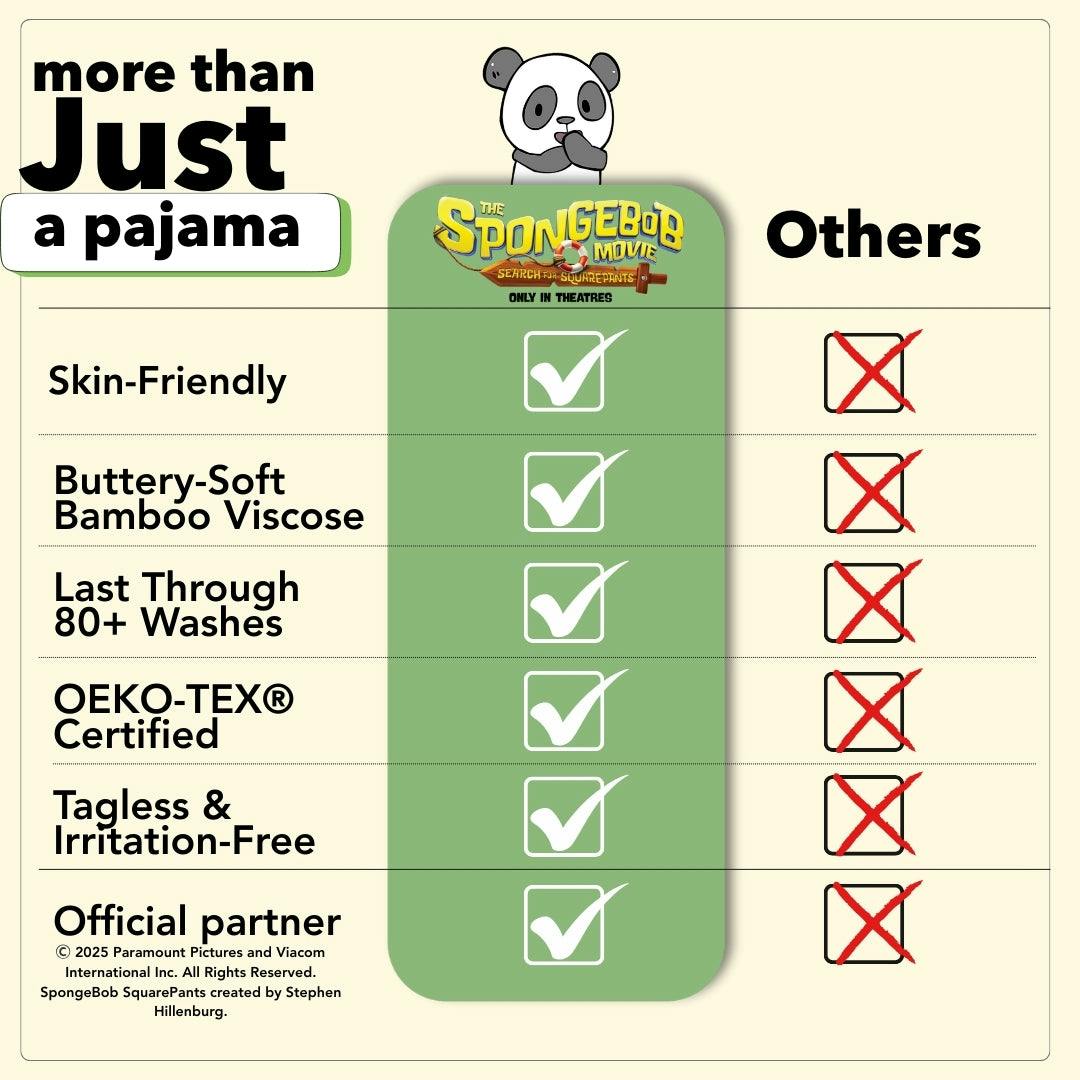 SpongeBob SquarePants: Flying Dutchman Bamboo Men's Pajama Set