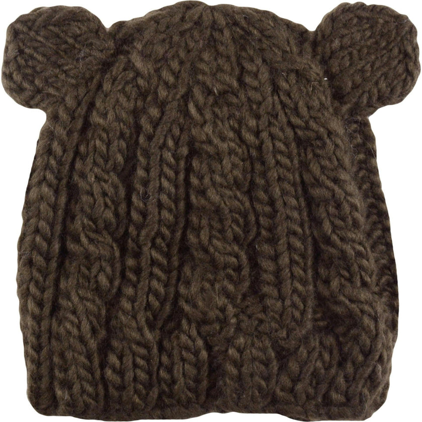 Julian Cable Bear Knit Hat