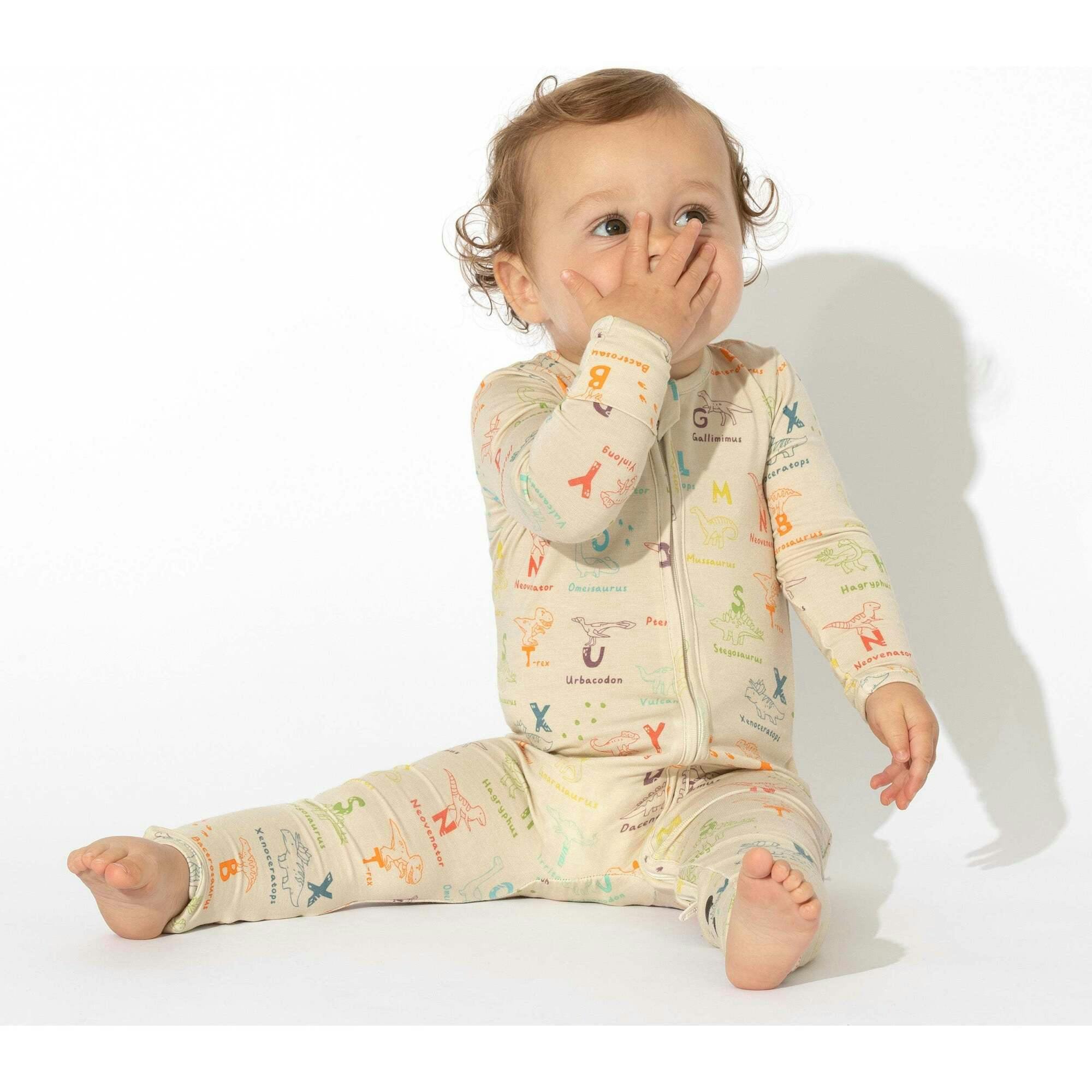 Dino ABC Bamboo Convertible Footie