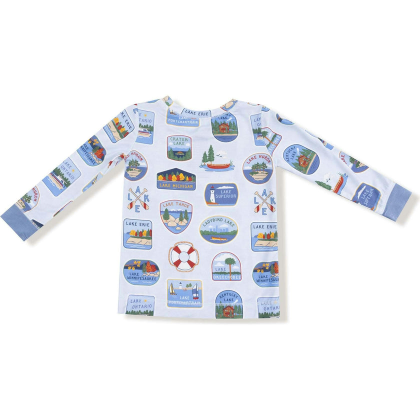 Lake Stickers - Long Sleeve Loungewear Set