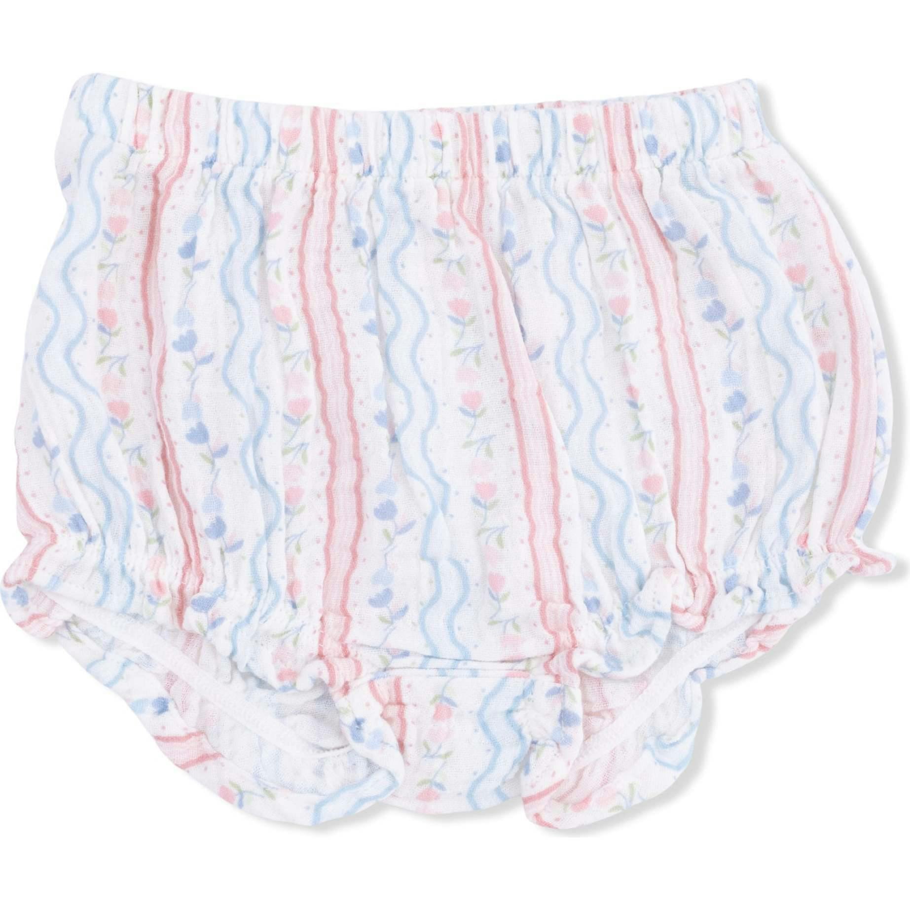 Tulip Stripe - Scallop Back Top with Bloomer