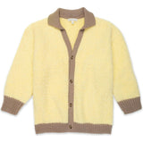 Collared Classroom Cardigan in Mixed Yarn