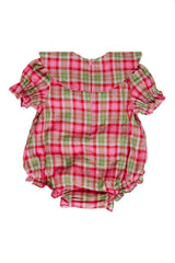Baby Alice Romper in Rosewood Tartan