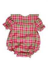 Baby Alice Romper in Rosewood Tartan