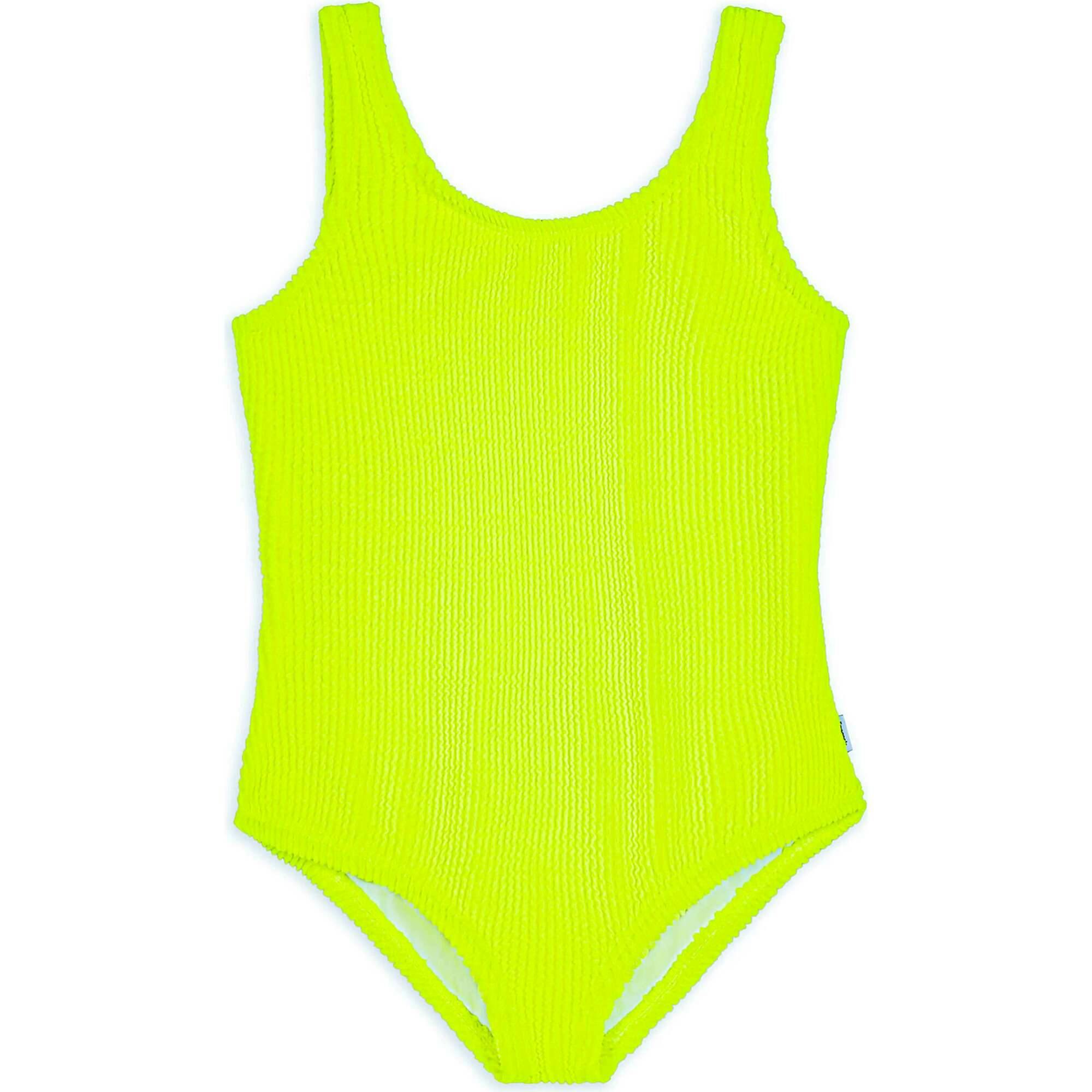 Ester Crinkle One Piece Swimsuit - Citrus Lime